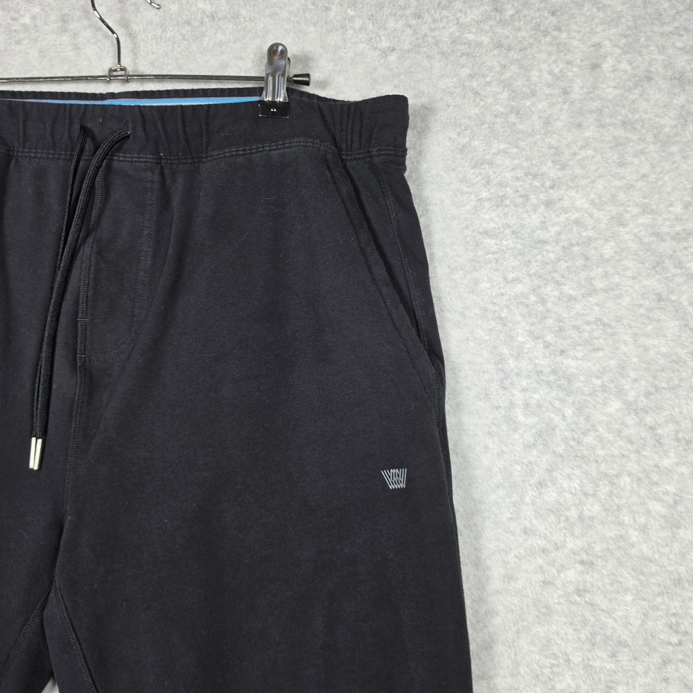 Mack Weldon Jogger Mens Size XLT Black Ace Sweatpants Tapered Zip Pockets Comfy - Picture 4 of 10